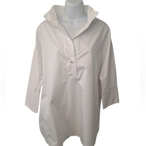 Tuckernuck Blanc Willow blouse size S